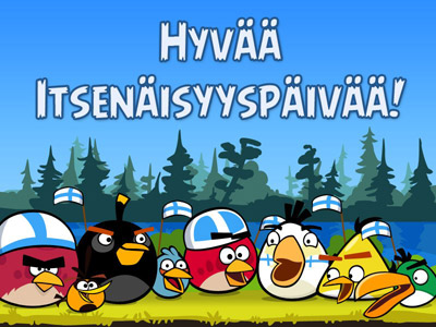 Angry birds спасти новый год