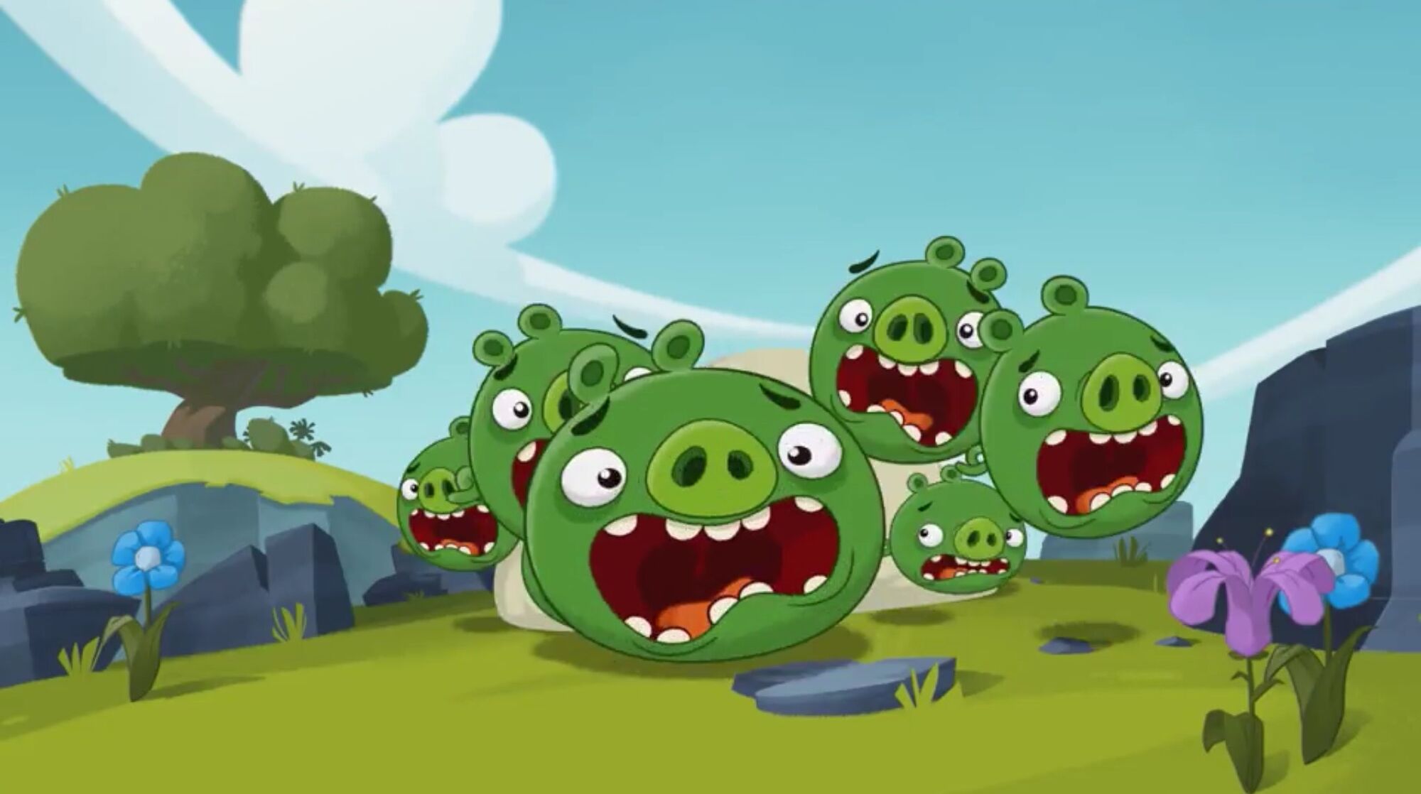 Bad Piggies Король свиней