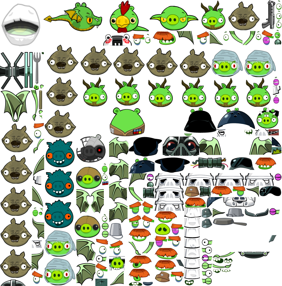 Angry Birds Friends Sprites