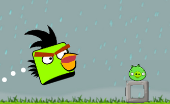 Angry Birds Boxing Bird In Action