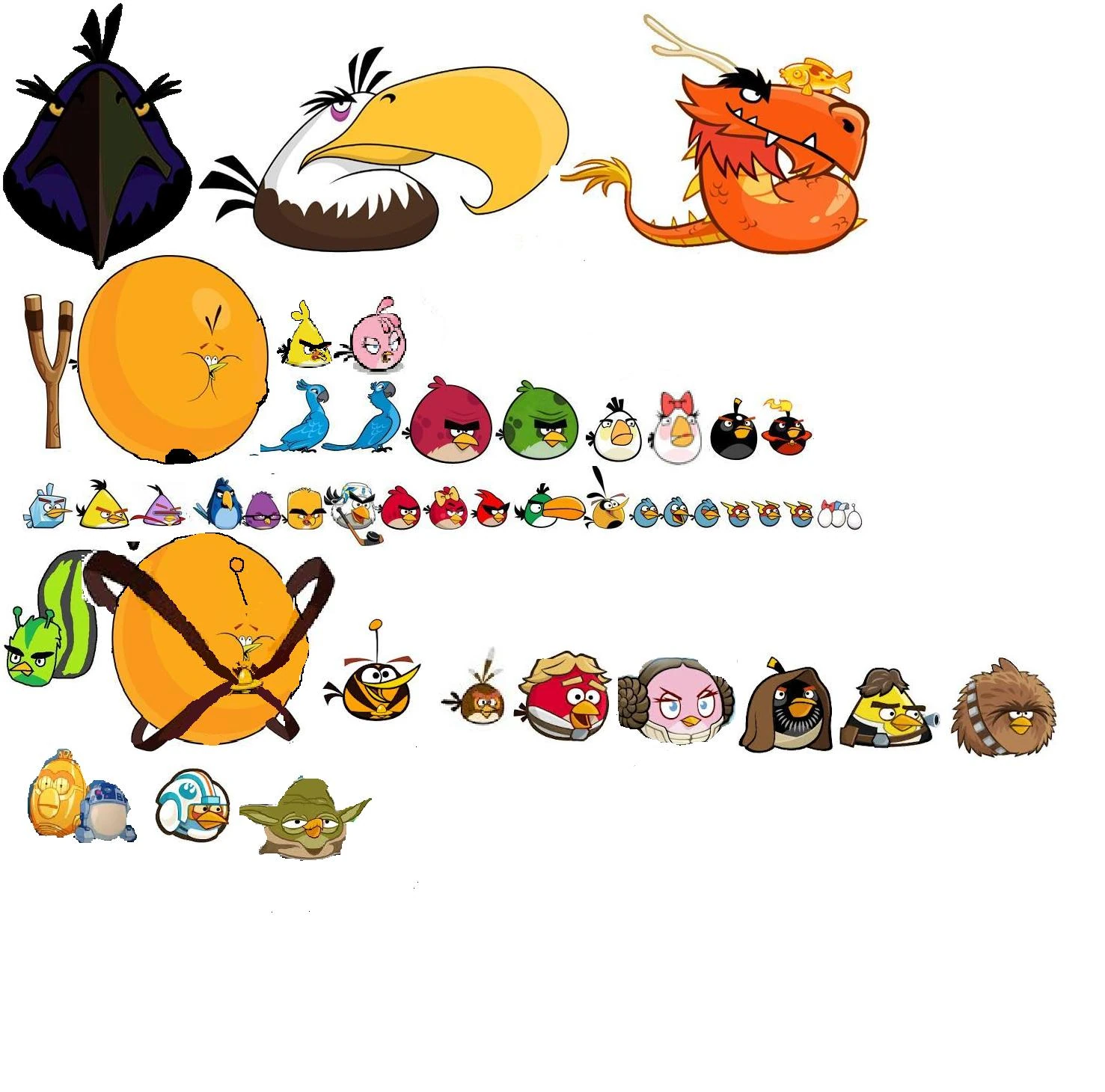 Image Angry Birds All The Birds Mejorado jpg Angry Birds Fanon Wiki