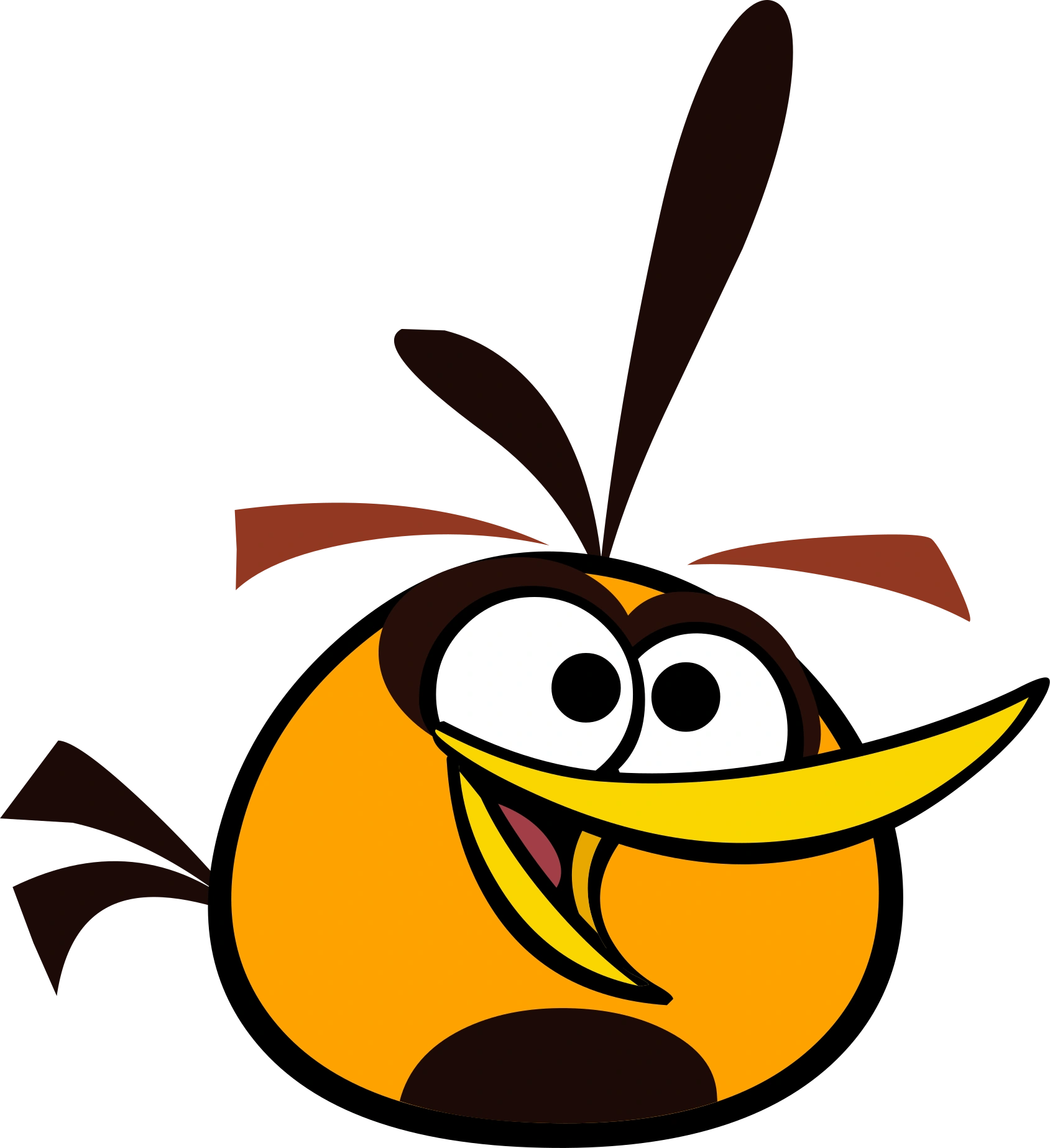 Orange bird rip