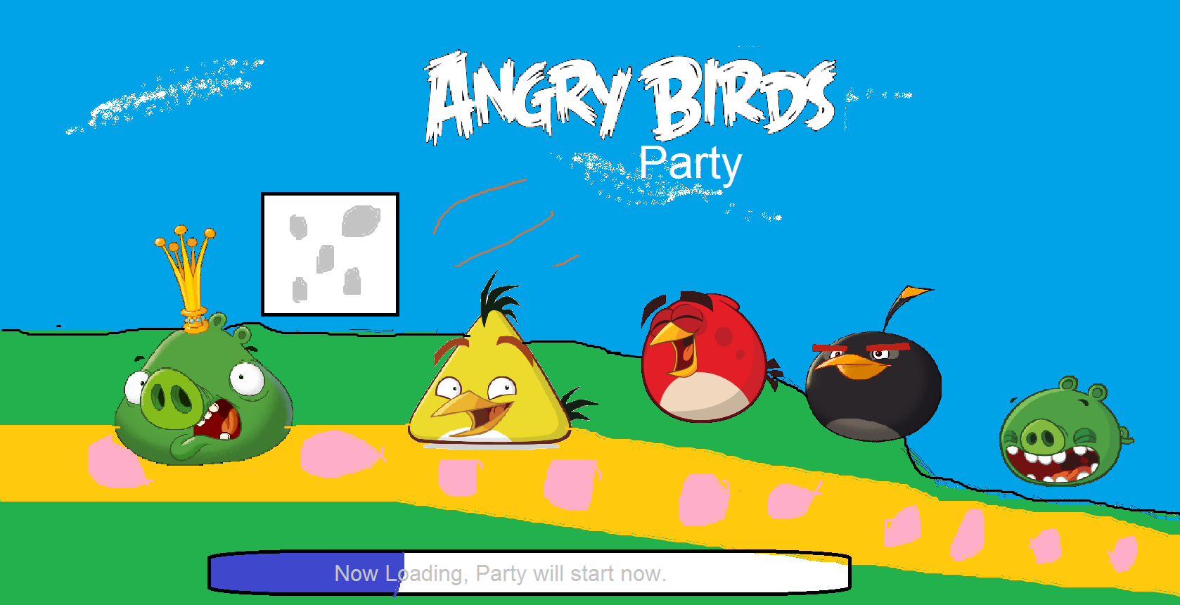 Image Angry Birds Party Loading Screenpng Angry Birds Fanon Wiki