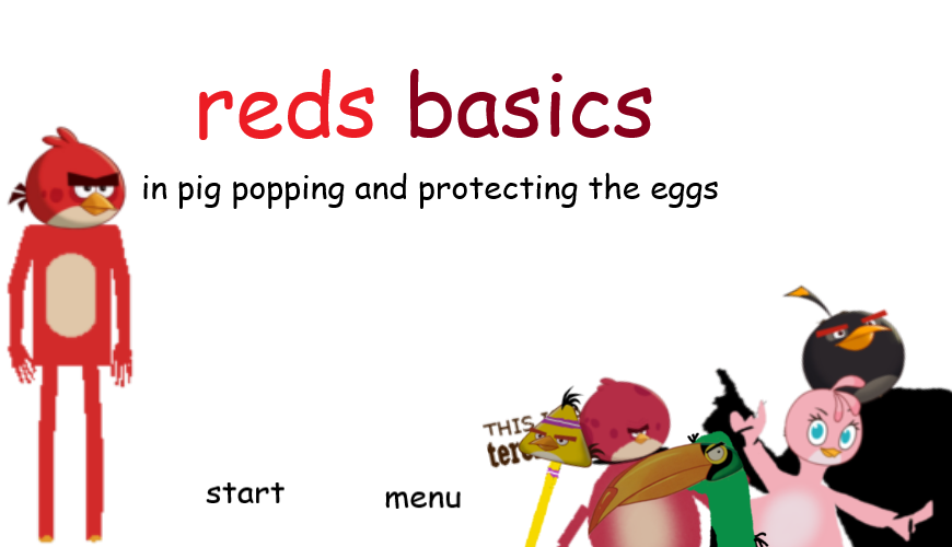 Red S Basics In Pig Popping And Protecting The Eggs A Baldi And Angry Birds Crossover Angry Birds Fanon Wiki Fandom - roblox baldis basics roleplay how to get spider baldi