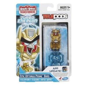 angry birds transformers telepods energon racers pack