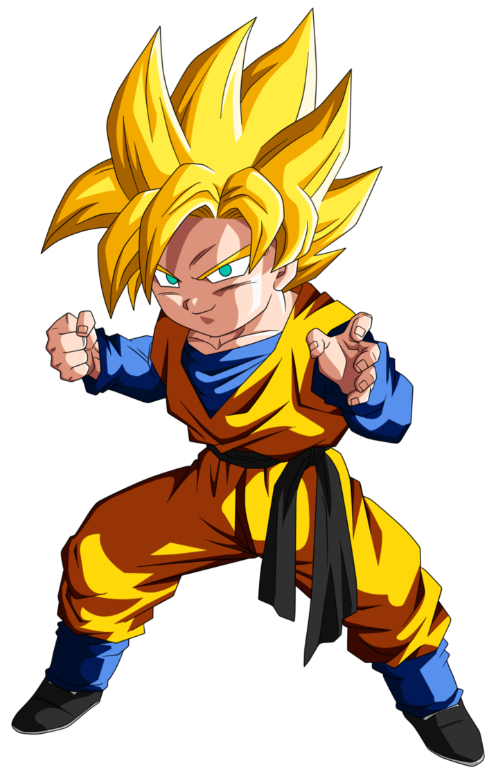 Resultado de imagem para goten ssj png