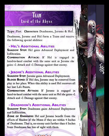 Team Lords Of The Abyss Anima Tactics Wiki Fandom