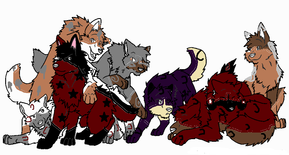 Image - Anime-wolf-pack-coloring-pages 224807 (1).png ...