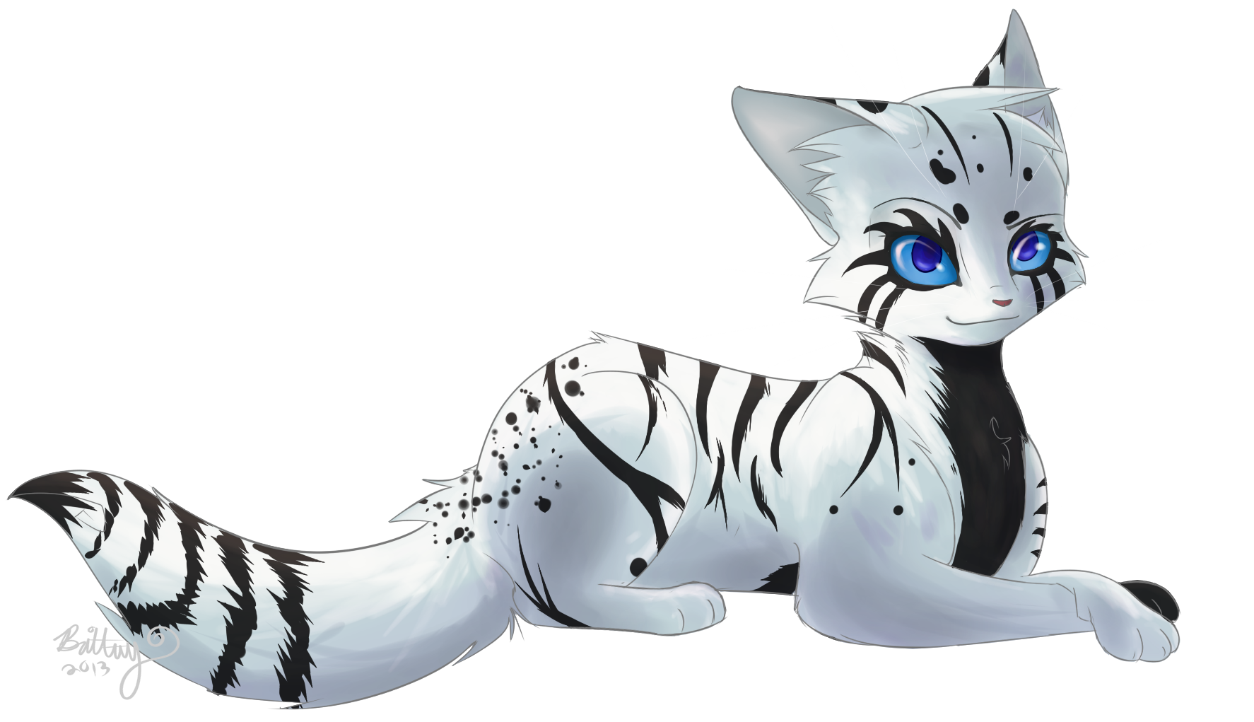 Me if I was a warrior cat (from a book series) BluFire