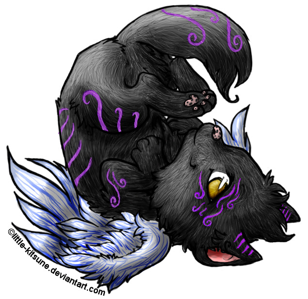 Image - Winged wolf pup colored by xxheartsxandxrosesxx ...