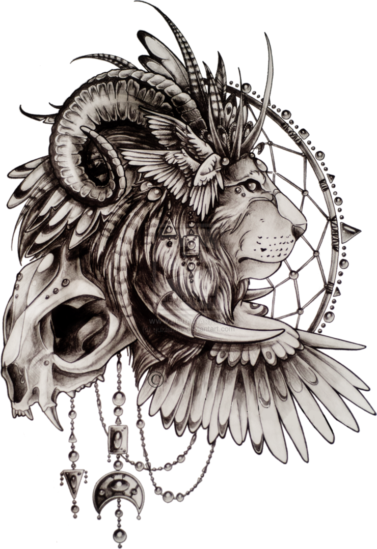 Image - Lion sketch tattoo by quidames-d6cop4l.png | Animal Jam Clans