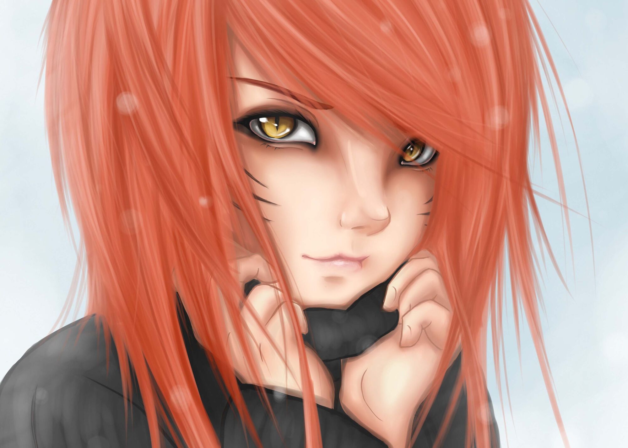 Image - Red-haired-girl-a-sad-face-Anime.jpg | Animal Jam ...