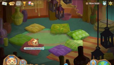 animal jam pillow room