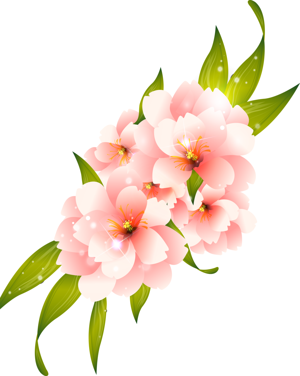 Gambar Bunga Vector Png | Pickini