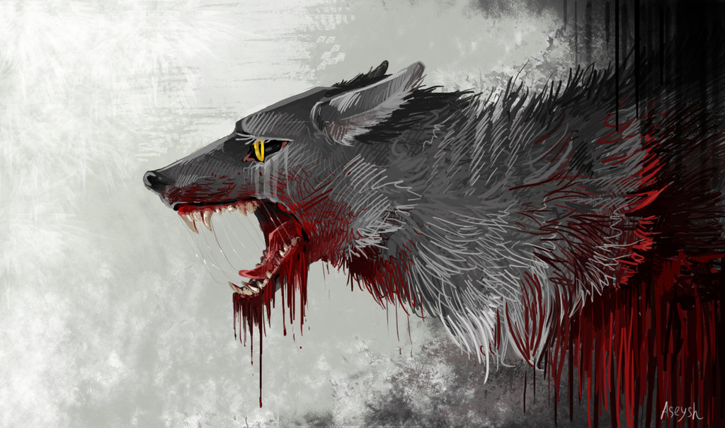 Image - The bleeding wolf by aseysh-d594zqs.jpg | Animal Jam Clans Wiki