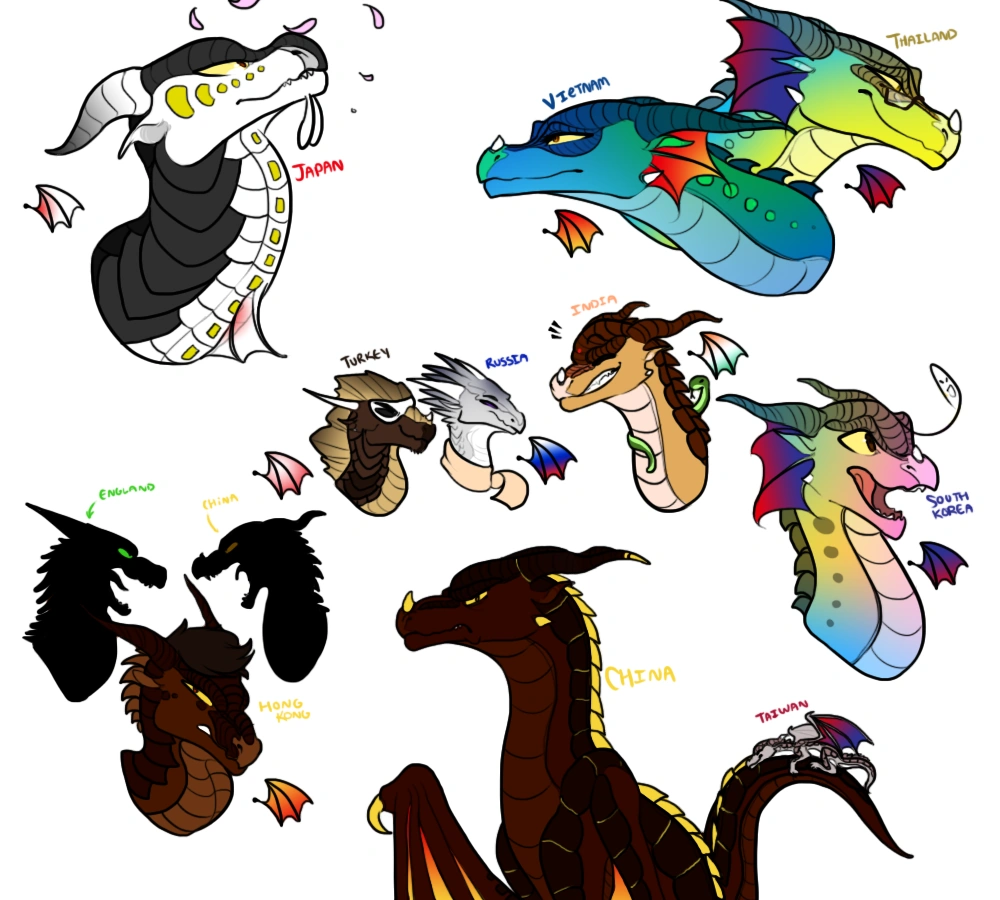 Image - National dragons.png | Animal Jam Clans Wiki | FANDOM powered ...