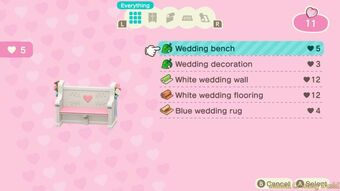 wedding items