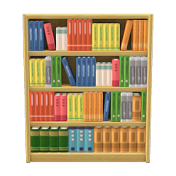 Wooden Bookshelf Animal Crossing Wiki Fandom