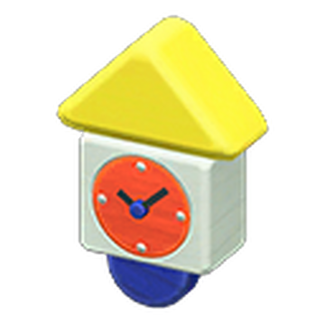 Wooden Block Wall Clock Animal Crossing Wiki Fandom
