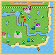 Town Animal Crossing Wiki Fandom Ed By Wikia A Typical Town Map In New Leaf