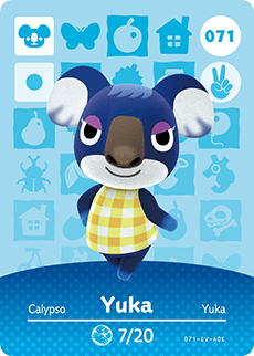 animal crossing yuka birthday