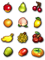 Animal crossing pixel fruit by drewsefske-d6cp9o7
