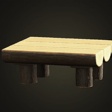 Log Dining Table Animal Crossing Wiki Fandom