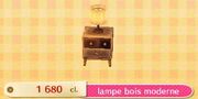 Lampe bois moderne