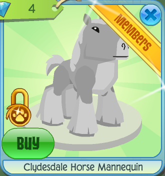 clydesdale horse plushie aj