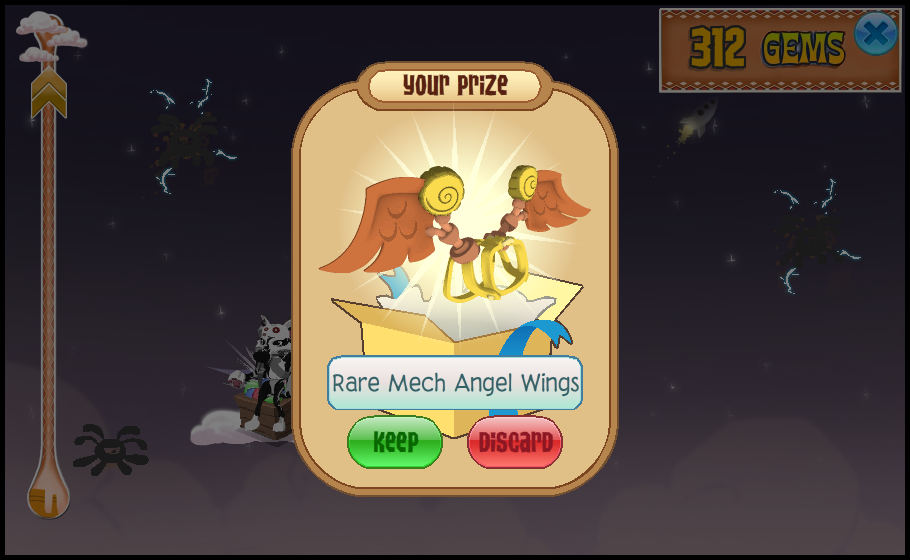 animal jam mech angel wings