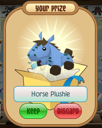 horse plushie