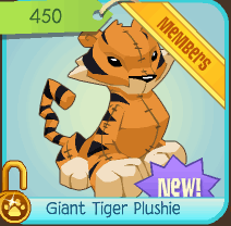 Giant Tiger Plushie | Animal Jam Wiki | FANDOM powered by Wikia