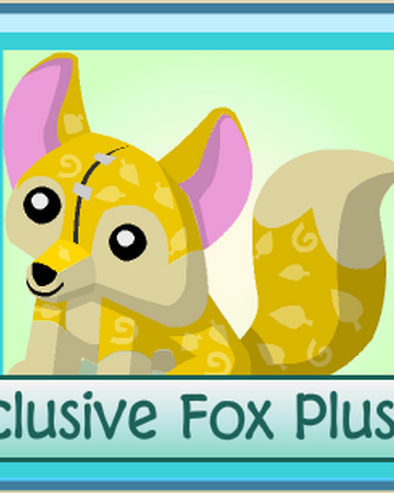 Exclusive Fox Plushie Animal Jam Wiki Fandom