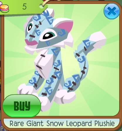 Rare Giant Snow Leopard Plushie | Animal Jam Wiki | FANDOM powered by Wikia