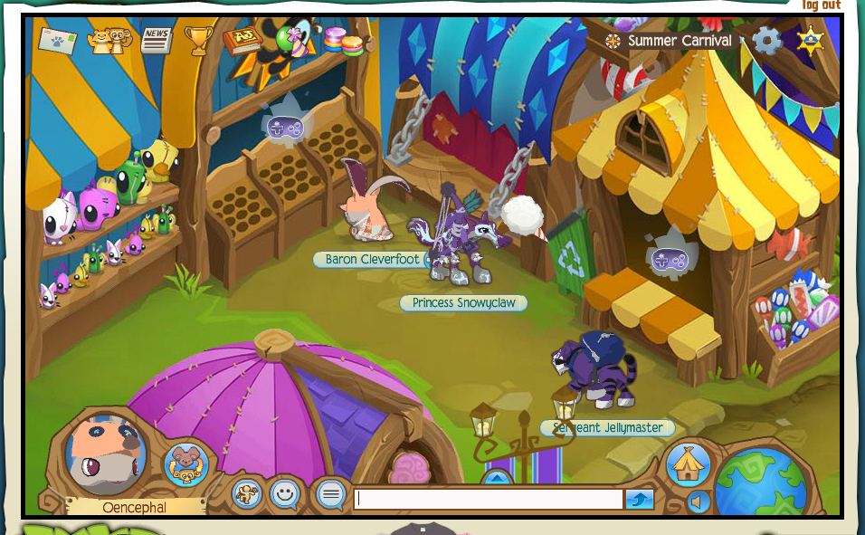 animal jam summer carnival