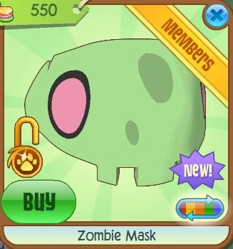 Zombie Mask | Animal Jam Wiki | FANDOM powered by Wikia