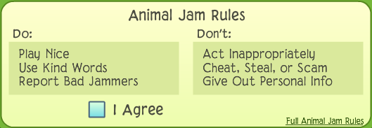 animal jam rules