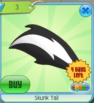 Skunk Tail | Animal Jam Wiki | FANDOM powered by Wikia