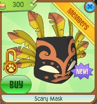 Scary Mask | Animal Jam Wiki | FANDOM powered by Wikia