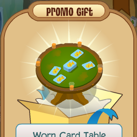 Worn Card Table Animal Jam Wiki Fandom
