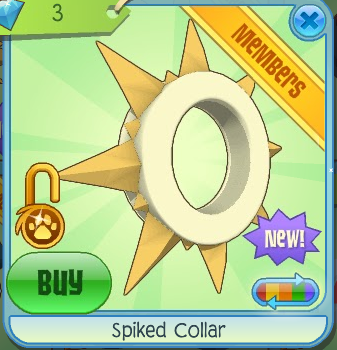 how to get a spiked collar on animal jam