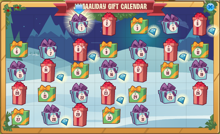 Image Jamaaliday Gift Calendar 2015.png Animal Jam Wiki FANDOM