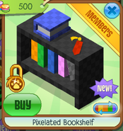 Animal Jam E Bookshelf