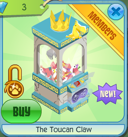 how to get the claw on animal jam