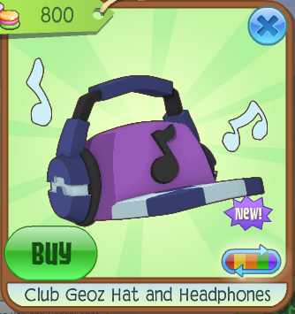 Club Geoz Hat And Headphones Animal Jam Wiki Fandom