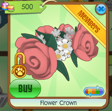 animal jam flower crown