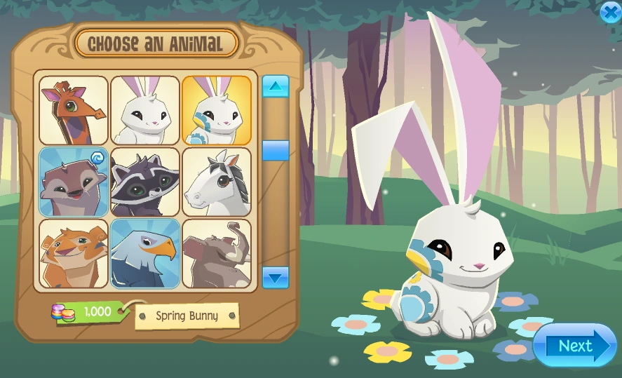 Image Getting a flower bunny.png Animal Jam Wiki FANDOM powered