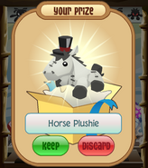 The-Claw Horse-Plushie Top-Hat