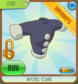 animal jam arctic coat