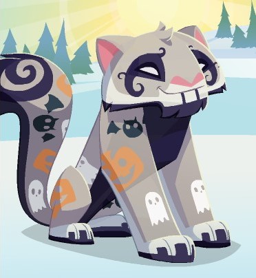 Spooky Snow Leopard | Animal Jam Wiki | Fandom